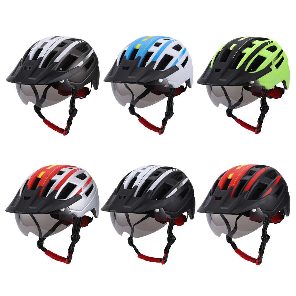 

Adjustable Bike Helmet Integrated-Molded Road Cycling Safety Protection Helmets Adjustable Cycling Safety Protection Cap