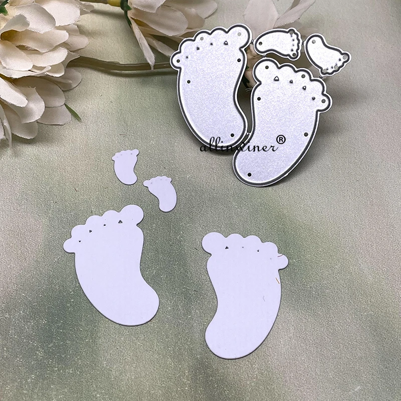 

New Baby feet decoration Metal Cutting Dies for DIY Scrapbooking Album Paper Cards Decorative Crafts Embossing Die Cuts