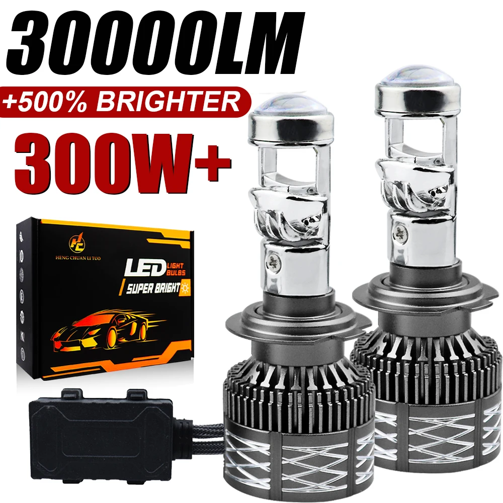 H7 H4 H11 Светодиодная автомобильная фара Canbus Мини-лампочка для проектора H8 9005 9006 HB3