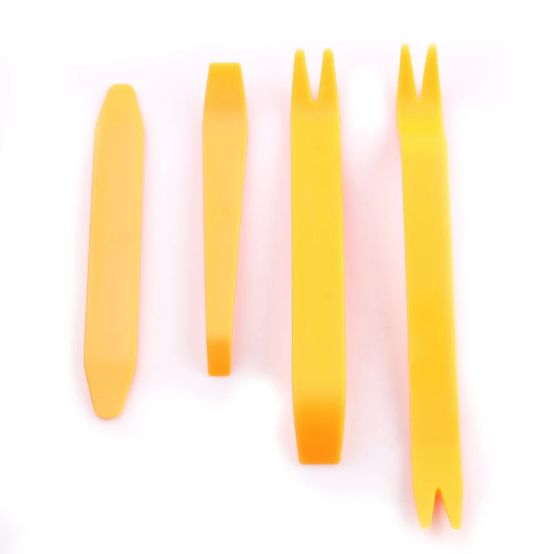 

4pcs New Auto Car Audio Door Clip Panel Trim Dash For CD DVD Radio Removal Pry Tool Set Car Panel Removal Refit Tools