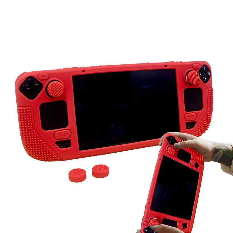 

For Steamdeck Cover Protector Case Steamdeck Protective Case Shockproof Shell Soft Non-Slip Cover Scratch Resistant Accessories