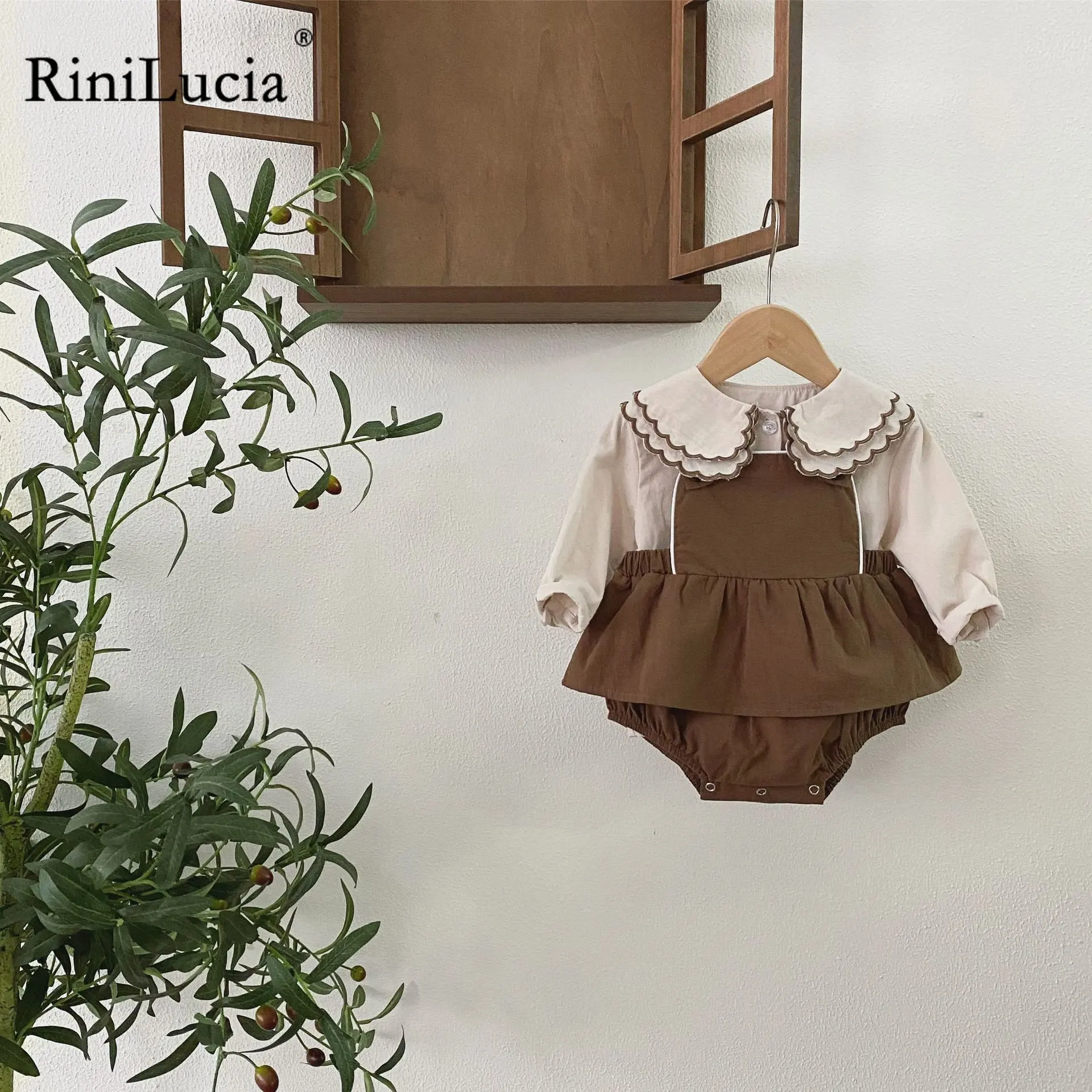 

RiniLucia 2022 Baby Clothes Romper for Newborns Bodysuit Children's Clothing Girl Bodysuit Babies Overalls Baby Girls Costume