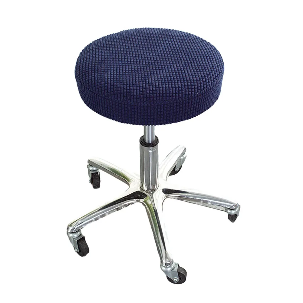 

Water Resistant Chair Cover for Round Stools and Swivel Chairs Flannel Made for High Elasticity Easy Maintenance and Durability