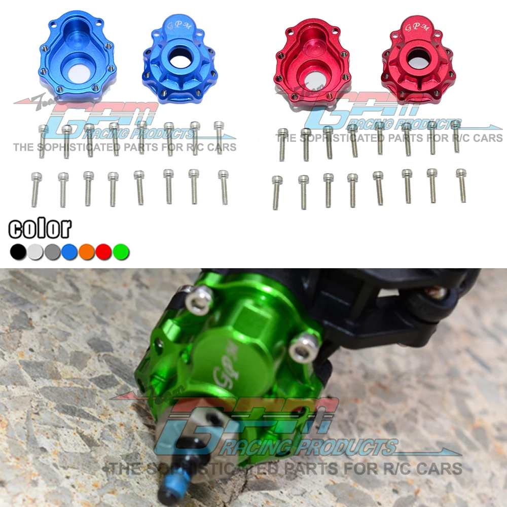 

GPM TRAXXAS 1/10 TRX4 Defender TRX6 G63 Metal Front/Rear Universal Outer Portal Drive Housing Door bridge shell Axle Cover #8251