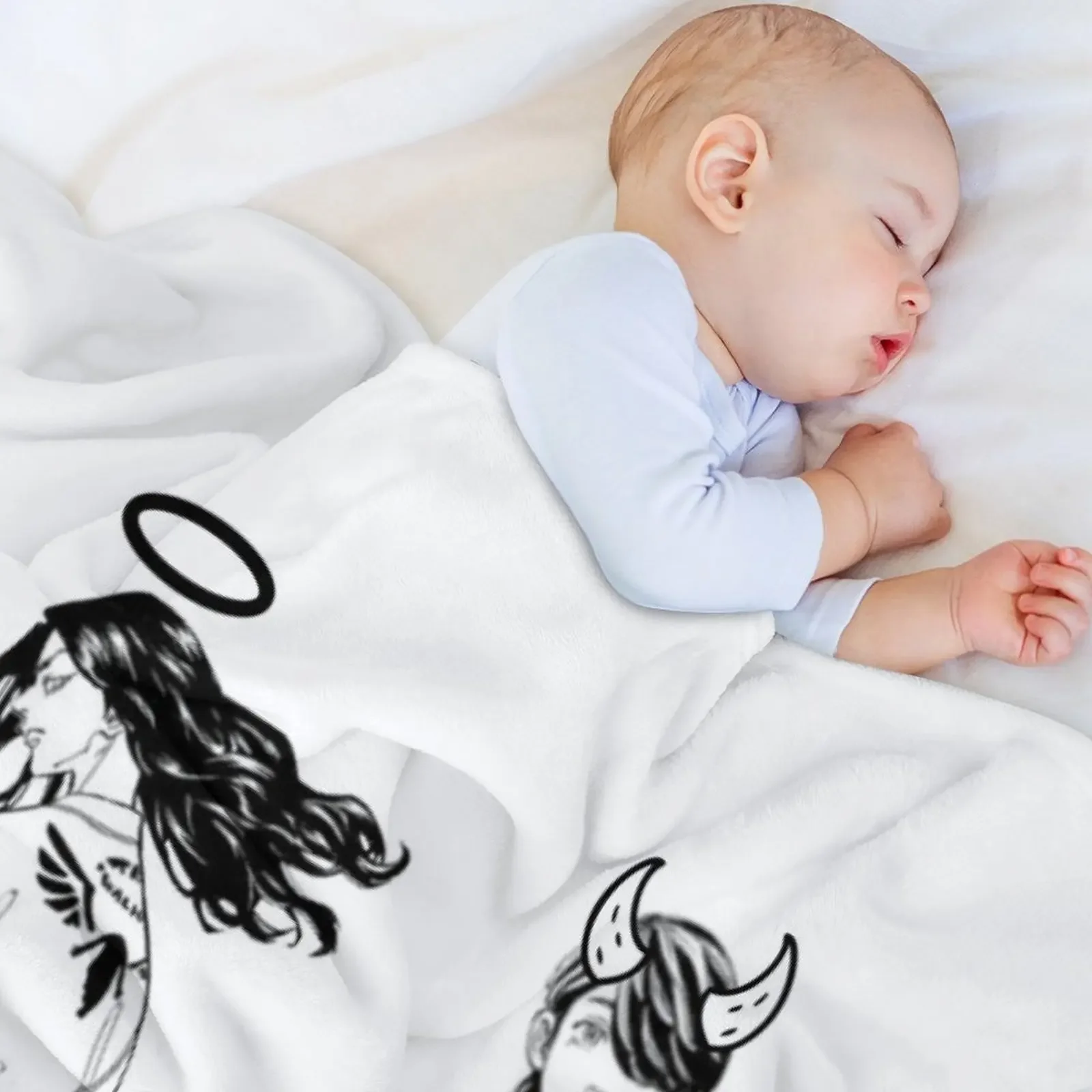 THE YING YANG футболка от бацзи и казатура плед кровать для младенцев одеяла