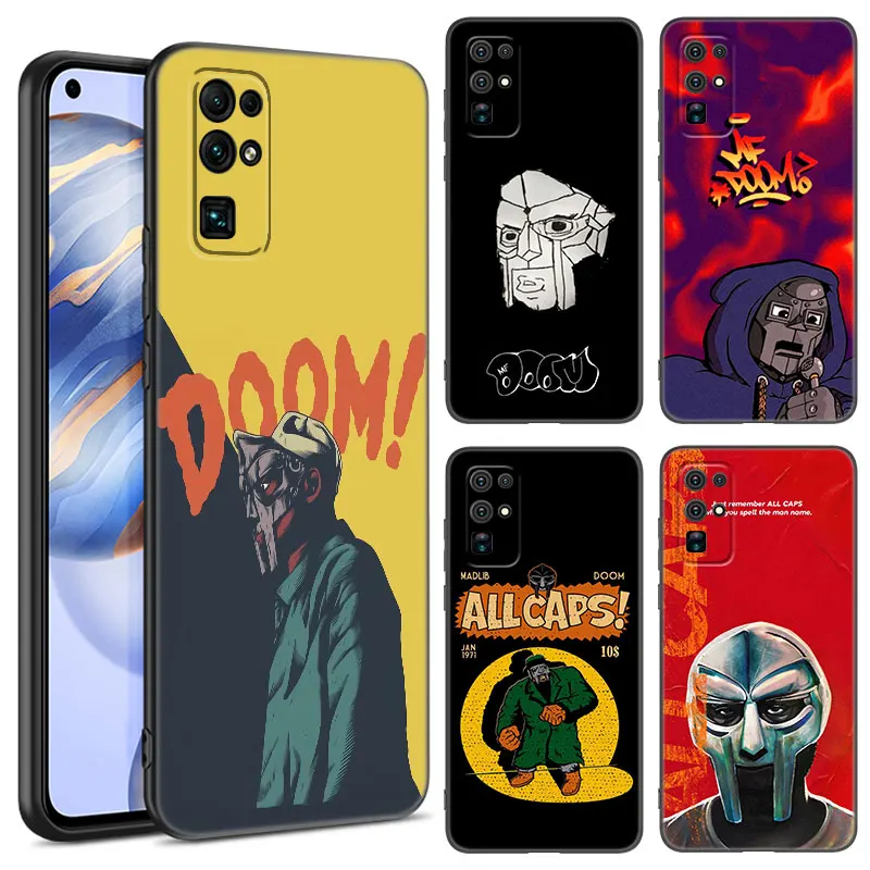 Mf Doom Ed Phone Case For Honor Magic 4 20 50 Lite 60 SE 30 70 80 Pro Plus 20E 20i 30i 20S 30S Soft TPU Black Cover