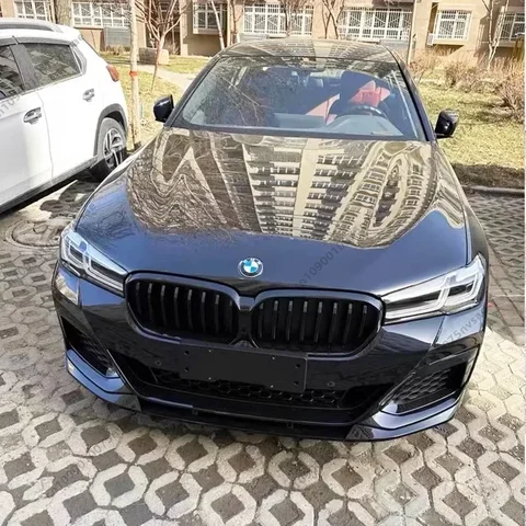 Для BMW 5 G30 G31 LCI M-Sport 520i 530i 540i M550i 2020-2023 передний бампер, спойлер, сплиттер, передняя защита для губ, защитная крышка