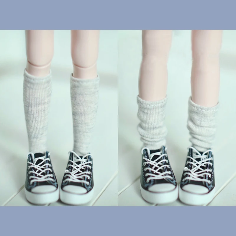 Пара кукольных носков Blyth модные однотонные длинные носки для Blythe Барби Licca Azone OB24