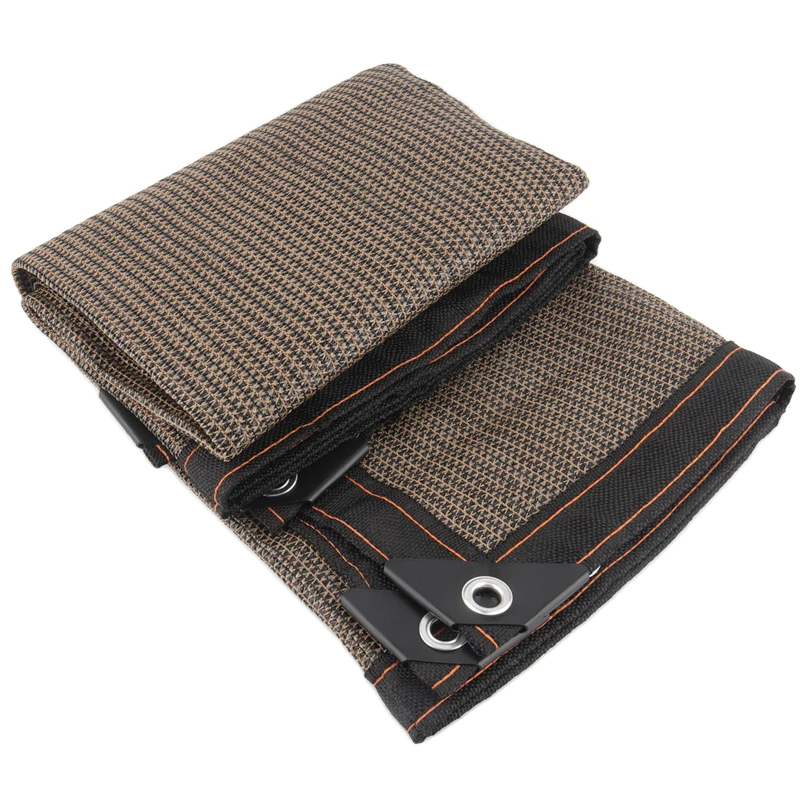 

Top Grade Coffee Sunshade Net Yard Fence Mesh Outdoor Car Shading Canopy Plants Sun Shed Garden Pergola Sails Awning Plant Cover