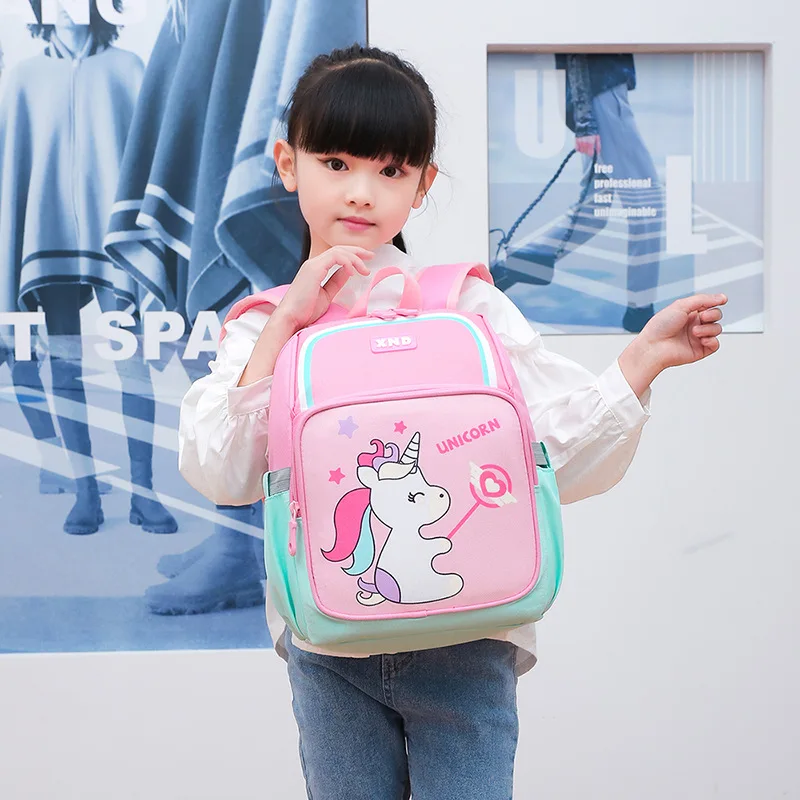 Children New School Bags Cartoon Dinosaur Unicorn Preschool Backpack 4-6-year-old Boys Girls Students Backpacks In Kindergarten