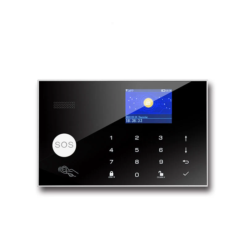 

Tuya Dual network multi-language wifi alarm home GSM anti-theft alarm host smart home system