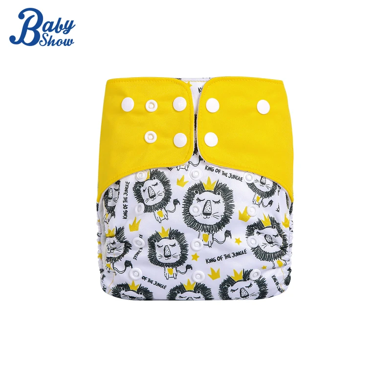 

Baby show Adjustable Print Baby Nappy Reusable No Fluorescence Cloth Diapers Eco-friendly Diaper Pants Fit 3-15 Kg 0-2 Year