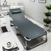 Folding Bed Recliner Office Nap Lunch Break Bed Folding Sofa Bed Single High Quality Camp Bed