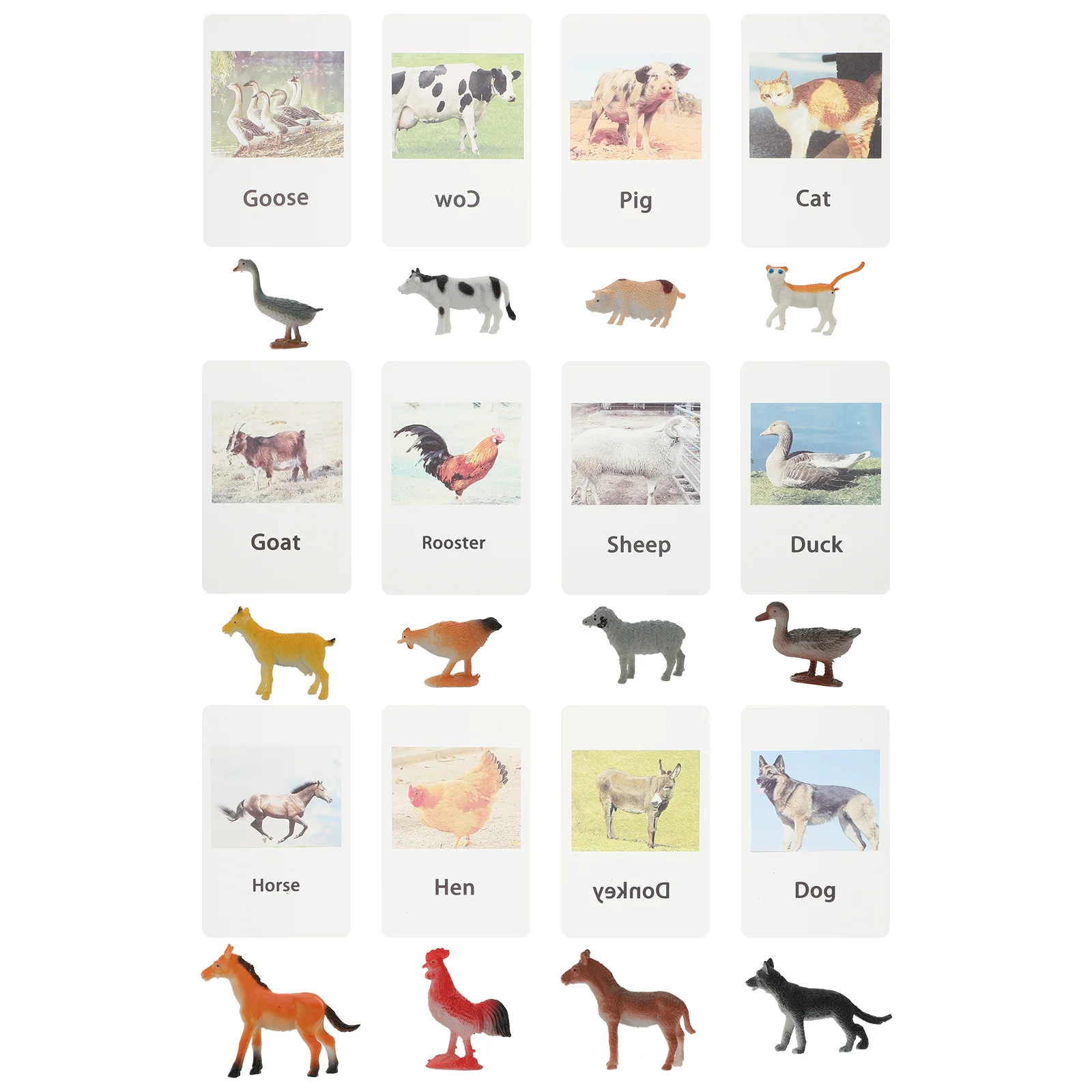 

Animal Model Card Child Education Toy Parent-child Interactive Cognitive Matching Animals Cards Toys Puzzle Montessori