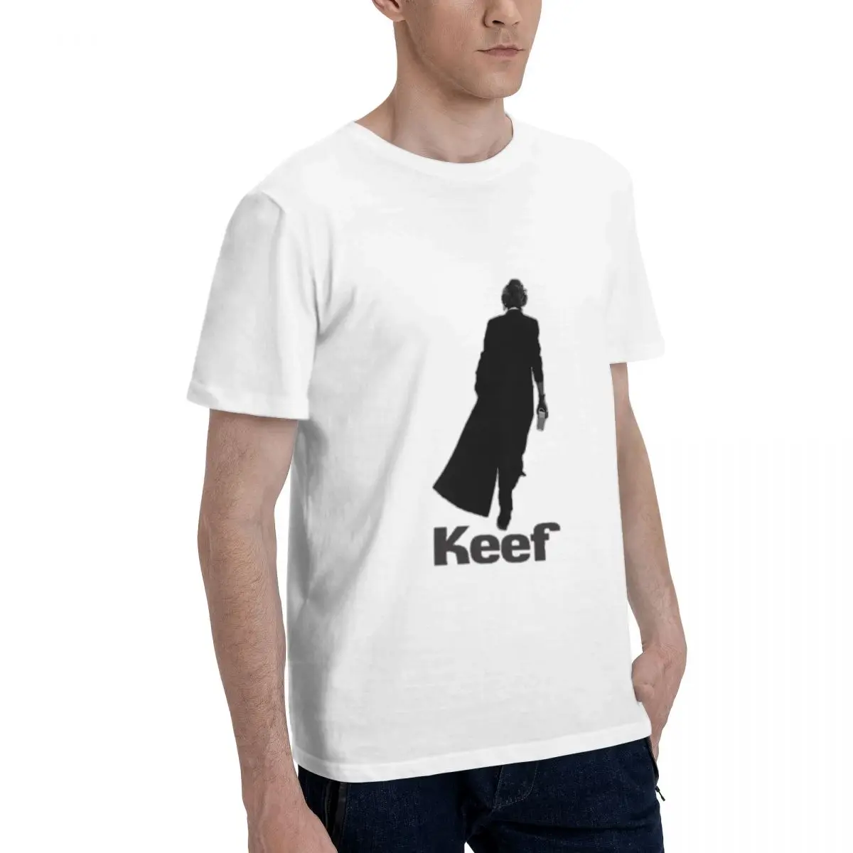 Футболка мужская с коротким рукавом и круглым вырезом 100% хлопок