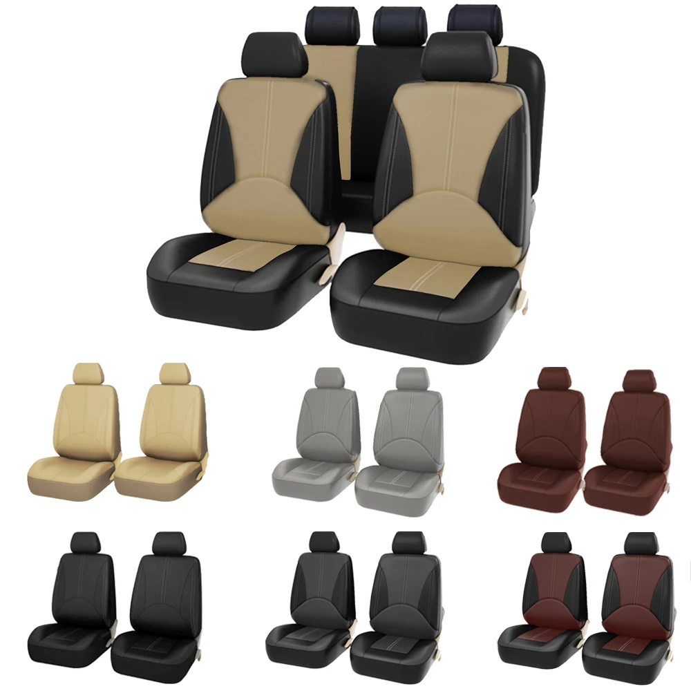 Фото Кожаные чехлы на автомобильные сиденья для Lincoln MKZ, MKS, MKX, MKT, LS, Continental Navigator, 2/5 сидений, защитная накидка на автомобильное сиденье №2