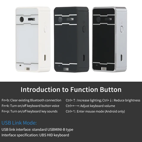 Портативная виртуальная лазерная клавиатура Bluetooth, беспроводная проекционная мини-сенсорная клавиатура для компьютера, мобильного телефона с функцией мыши