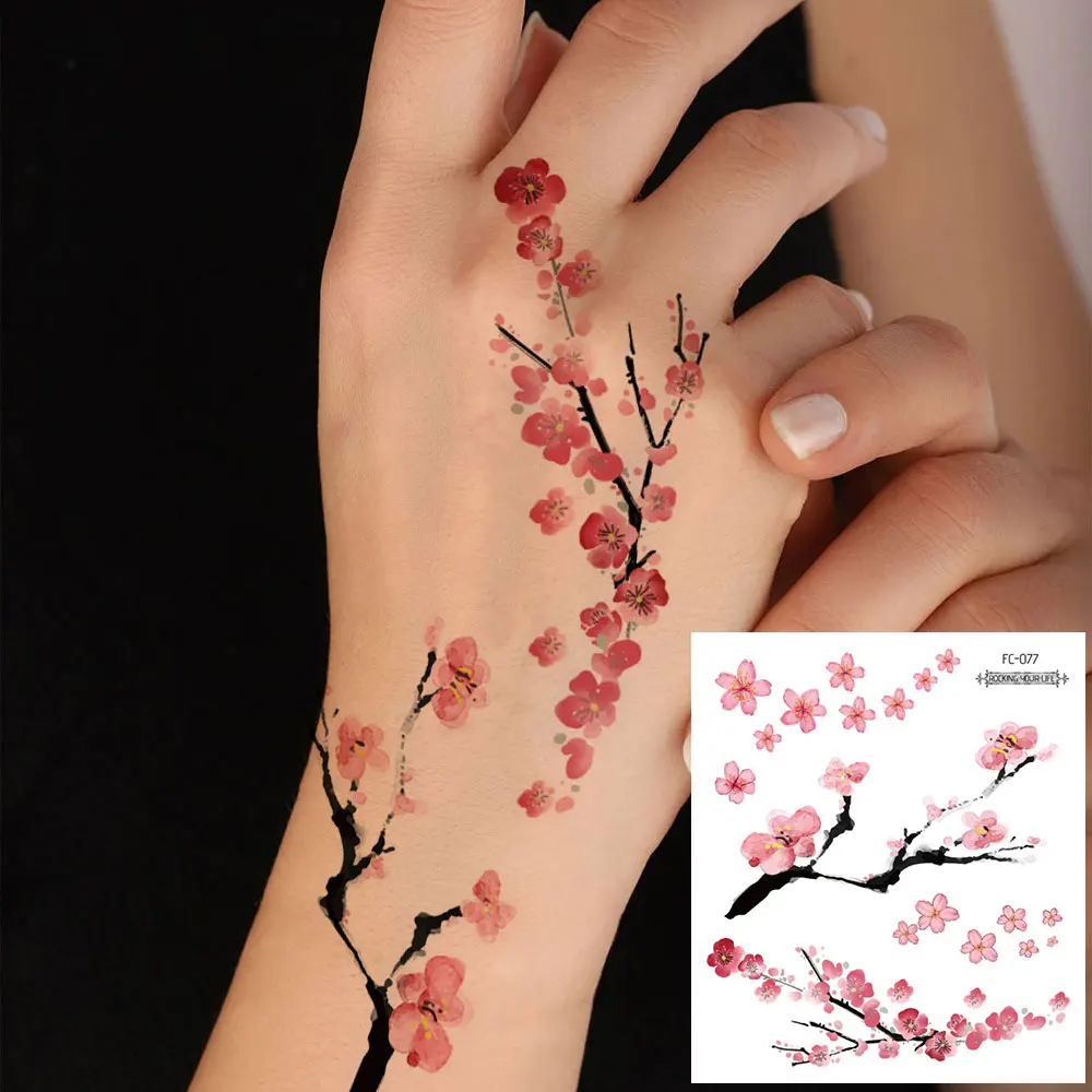 Временные водостойкие временные татуировки для тела