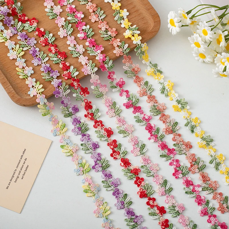 2 метра/лот Цветочные кружевные ленты для женских платьев товары рукоделия