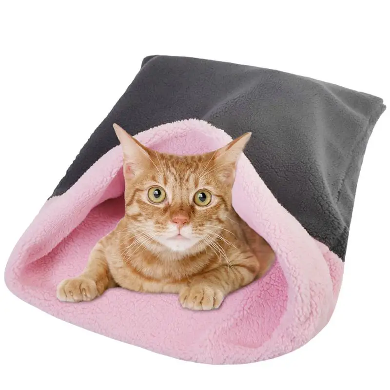 

Small Dog Cat Sleeping Bag Durable Packable Pet Sleeping Bed Comfortable Washable Pet Mat Self Warming Pad Sack For Cats And