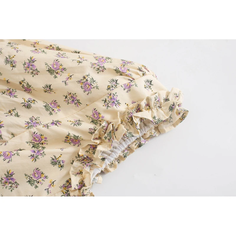 Женская Повседневная Укороченная рубашка SIYANG Стильная Милая с цветочным принтом