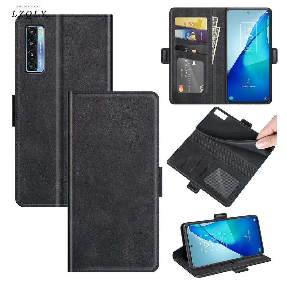 

Case for Tcl 20s Leather Wallet Flip Cover Vintage Magnet Phone Case for Tcl 20 5g / Tcl 20l / Tcl 20l+ Coque