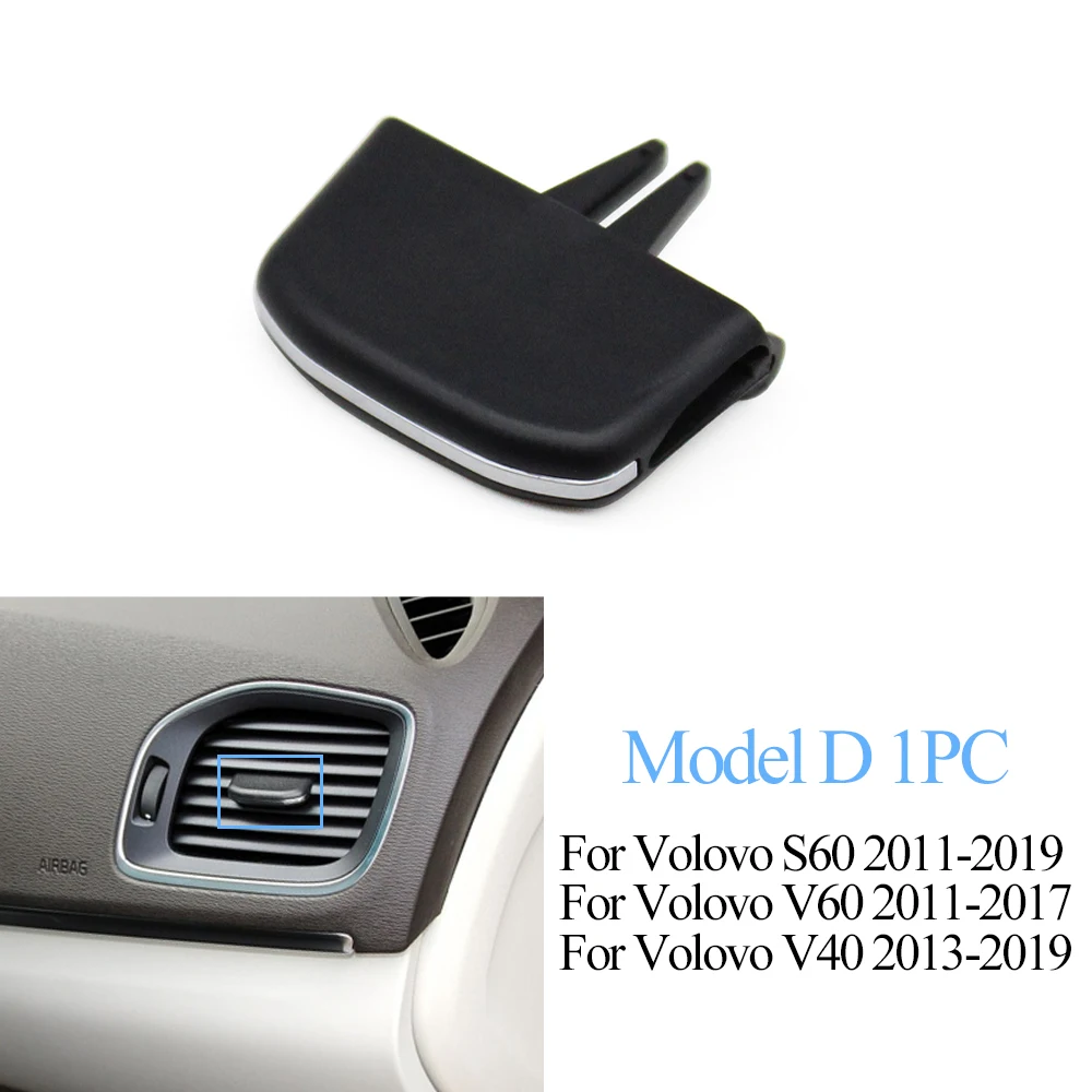 

Автомобильная панель кондиционера решетка вентиляции переменного тока Выходная решетка зажим ползунок Ремонтный комплект для Volvo V60 S60 V40 2011-2019