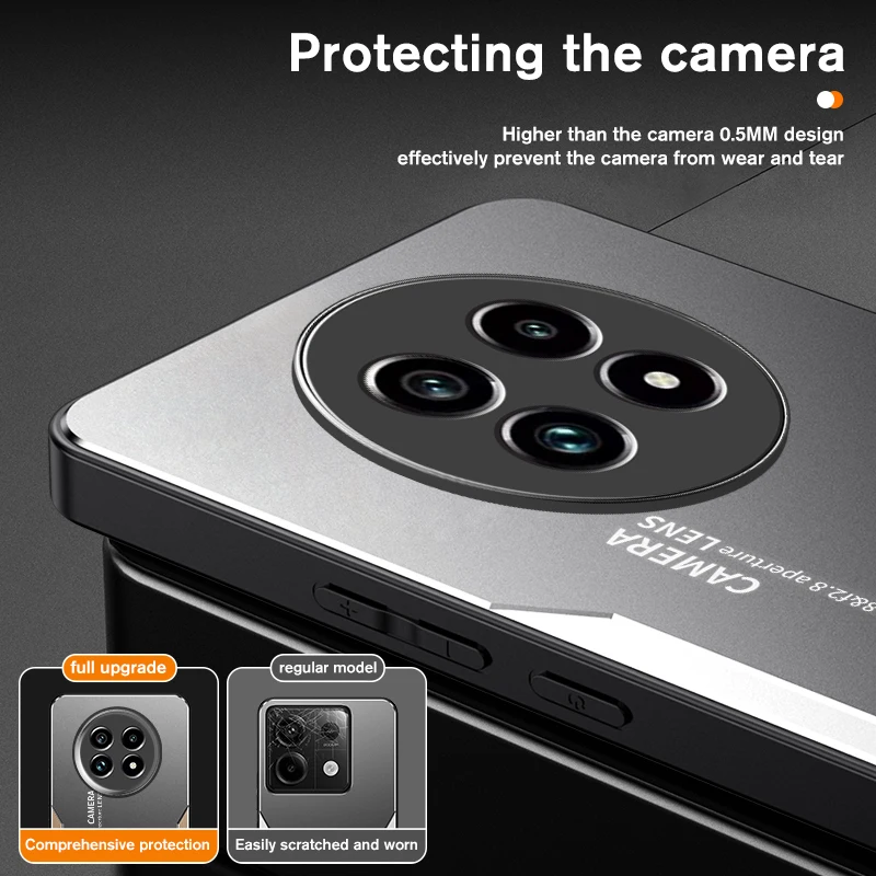 Чехол для телефона Realme 13 Pro Plus 13Pro plus + 5G металлическая задняя панель защита камеры