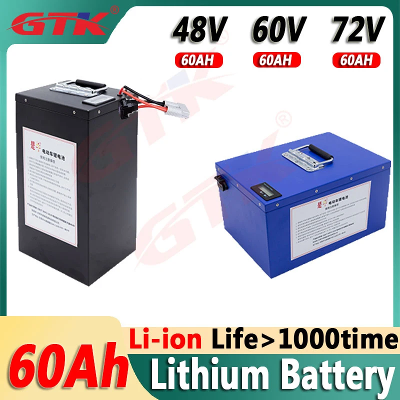 Литий-ионный аккумулятор Gtk 13S 48 в 17S 60 в 20S 72 в 60 ач