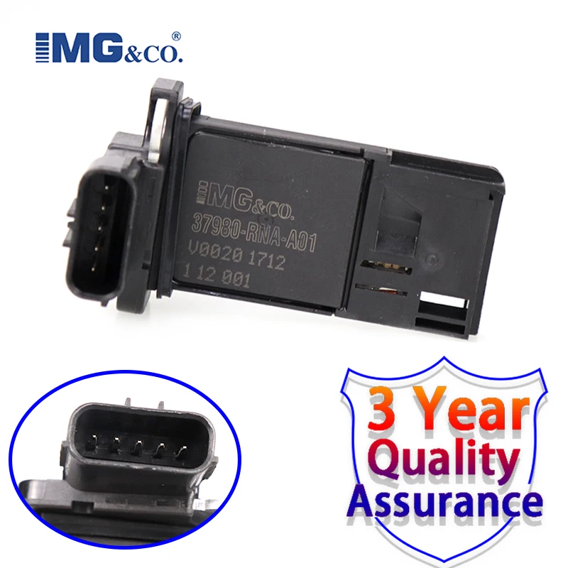 IMG-medidor de flujo de aire masivo, Sensor MAF OE: 37980-RNA-A01 37980-RV0-A01 para Honda Accord Civic FR-V AFH70M41 AFH70M41B