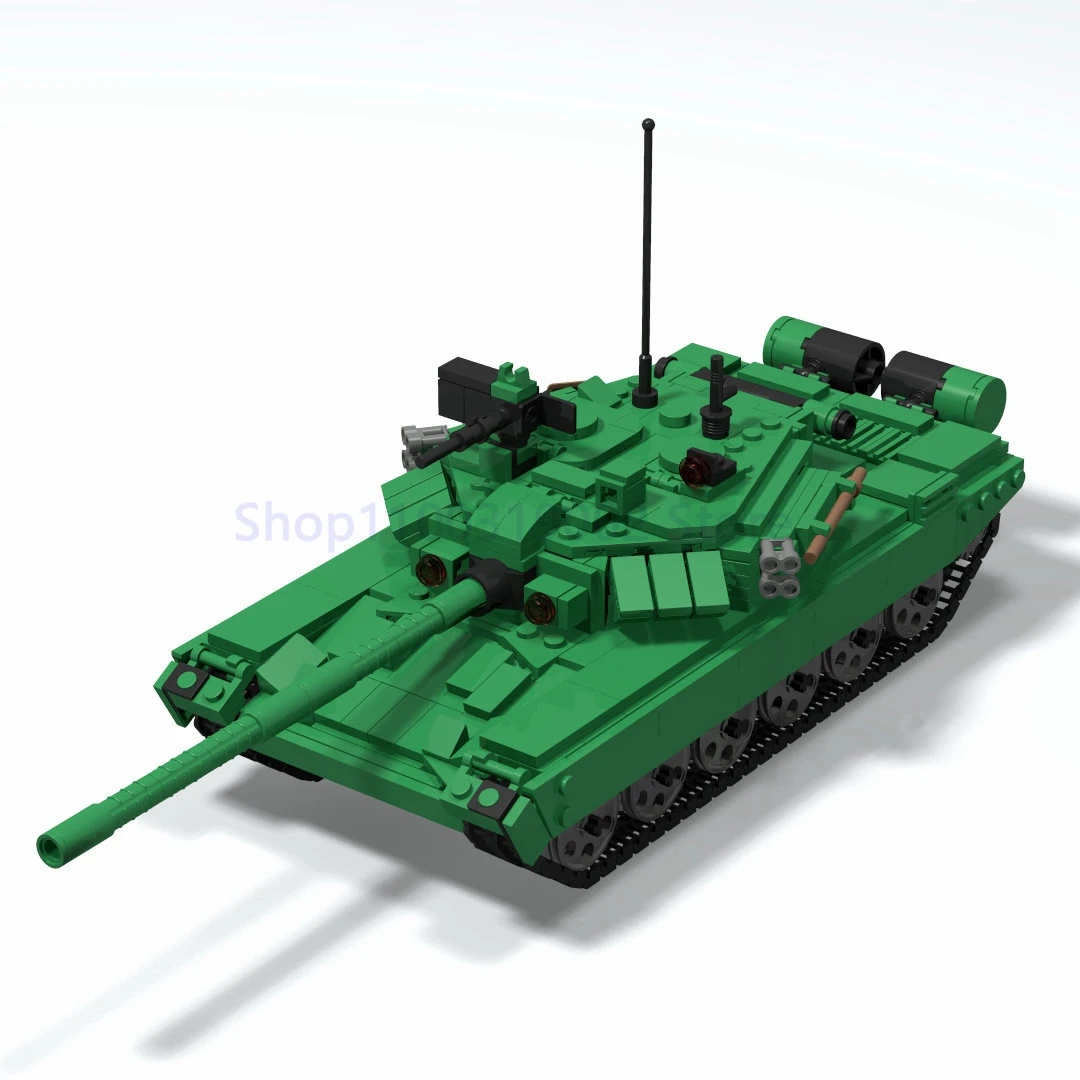 

T90 Tank moc Model Building Brick Toy Military Weapons 4colors Block Toy Educational for Children Kids Birthday Gifts