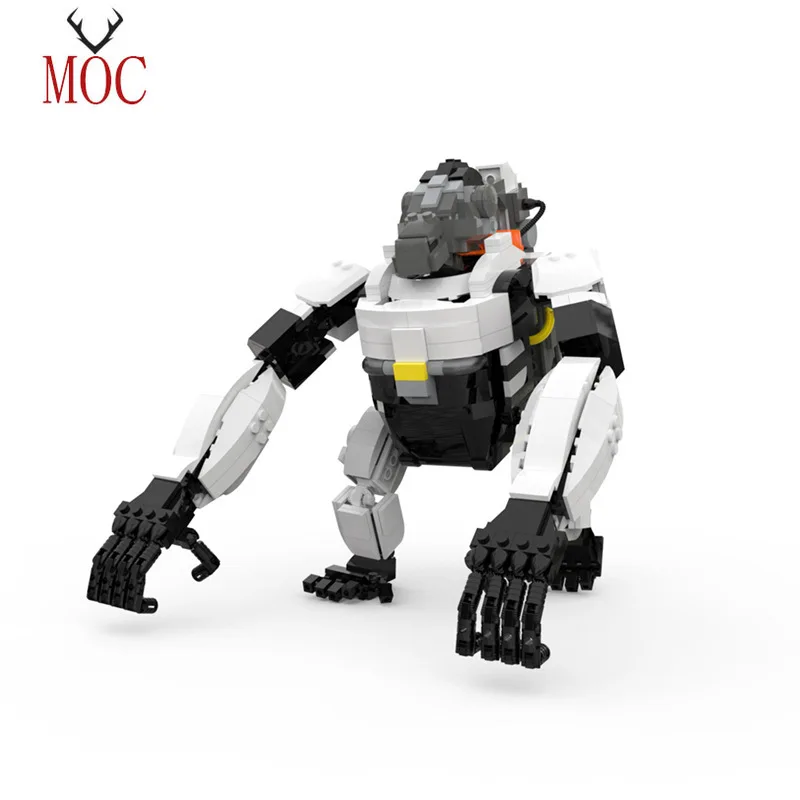 

MOC Building Blocks C7655 Mecha Winston Gorilla Famous Game Player Character Animal Series Assemble Model DIY Toys Kid Gift