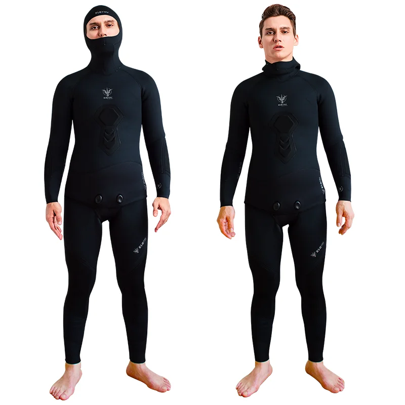 3 MM Neoprene Fishing Clothes Adult Swimwears Diving Suits Long Sleeves Gentlemen Surfing Rash Guards Snorkel One Pieces