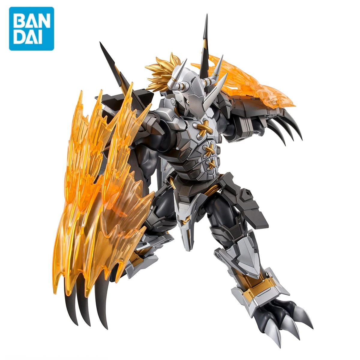 

Original Bandai Digimon Adventure Black War Greymon FRS Figure-rise Assembly Collectable Anime Action Figures Toys for Children