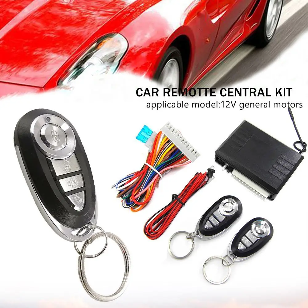 

Indicator Auto Remote Central Kit With 2 Remote Controllers Locking Keyless Entry System Central Locking Door Lock Kit