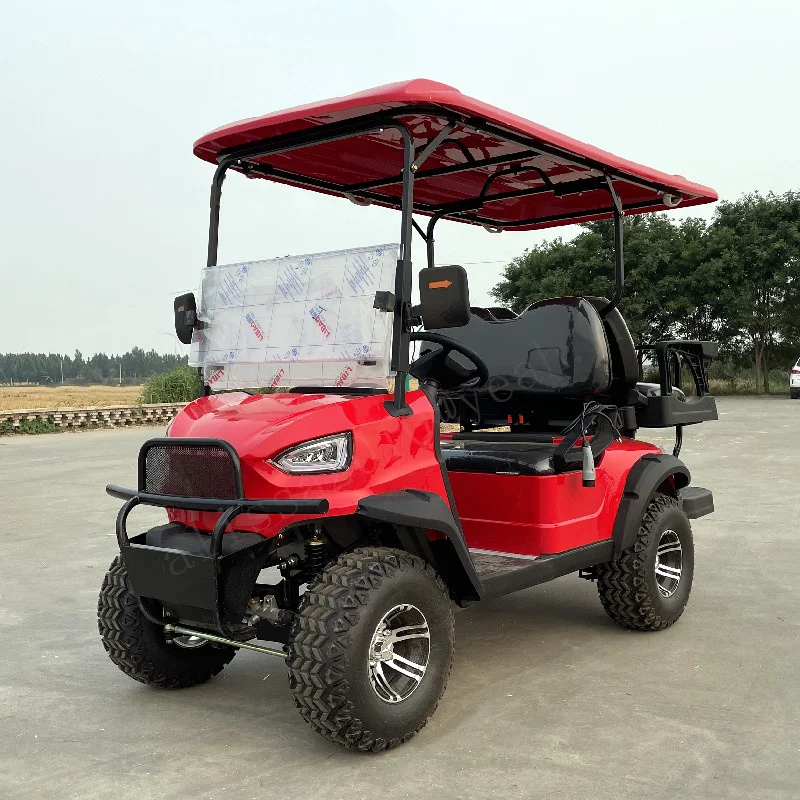 China Factory Sale Smart 4 Wheel Electric Golf Cart With 2 S