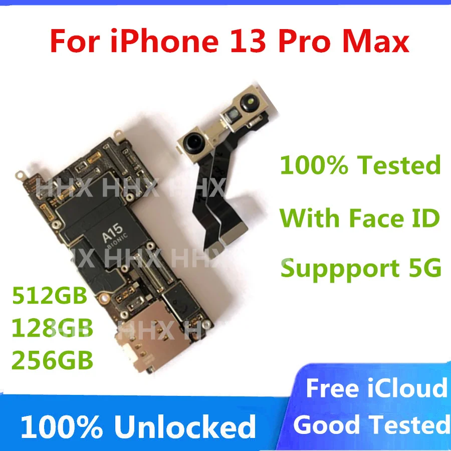 Оригинальная разблокированная материнская плата для iPhone 13 Pro Max Mini поддерживает