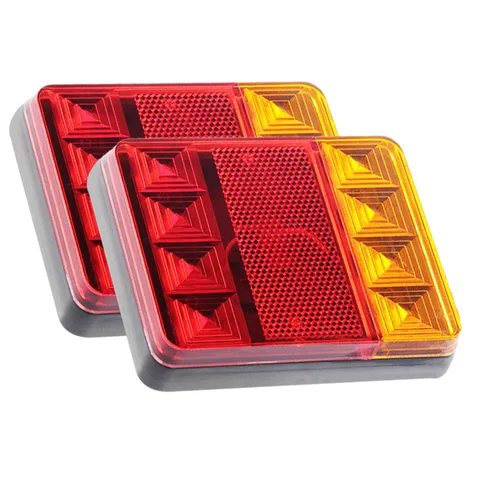 1/2 шт., водонепроницаемые Автомобильные светодиодные задсветильник фонари, 12 В