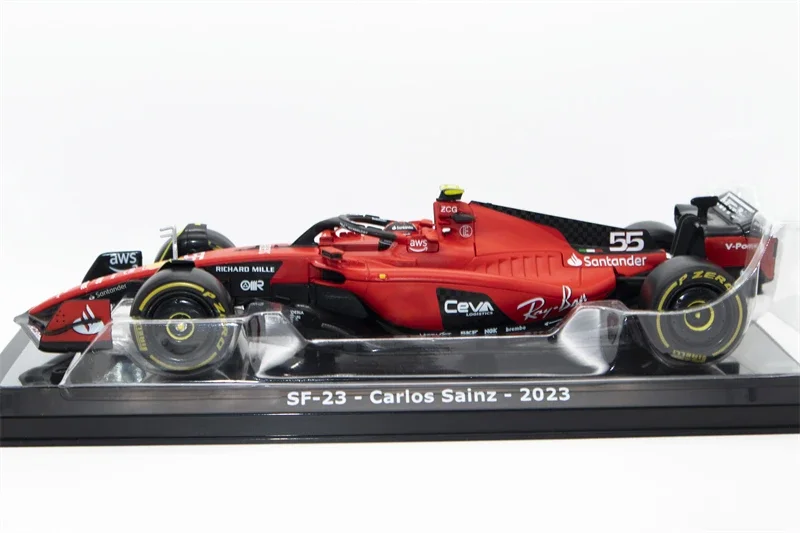 Ббраго 1:24 SF-23 # 16 / 55 Гран-при Азербайджан версия красная литая под давлением