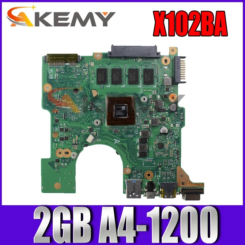 

Материнская плата X102BA для ноутбука ASUS X102B, X102BA, 2 Гб, REV2.0, 60NB0360-MB2040-201, DDR3 100%, хорошо протестирована