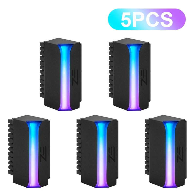 

5PCS ATX Power Supply 24Pin to 90 Degree Adapter 5V ARGB Mainboard Motherboard Cable Connector Modular DIY Computer Wiring Mount