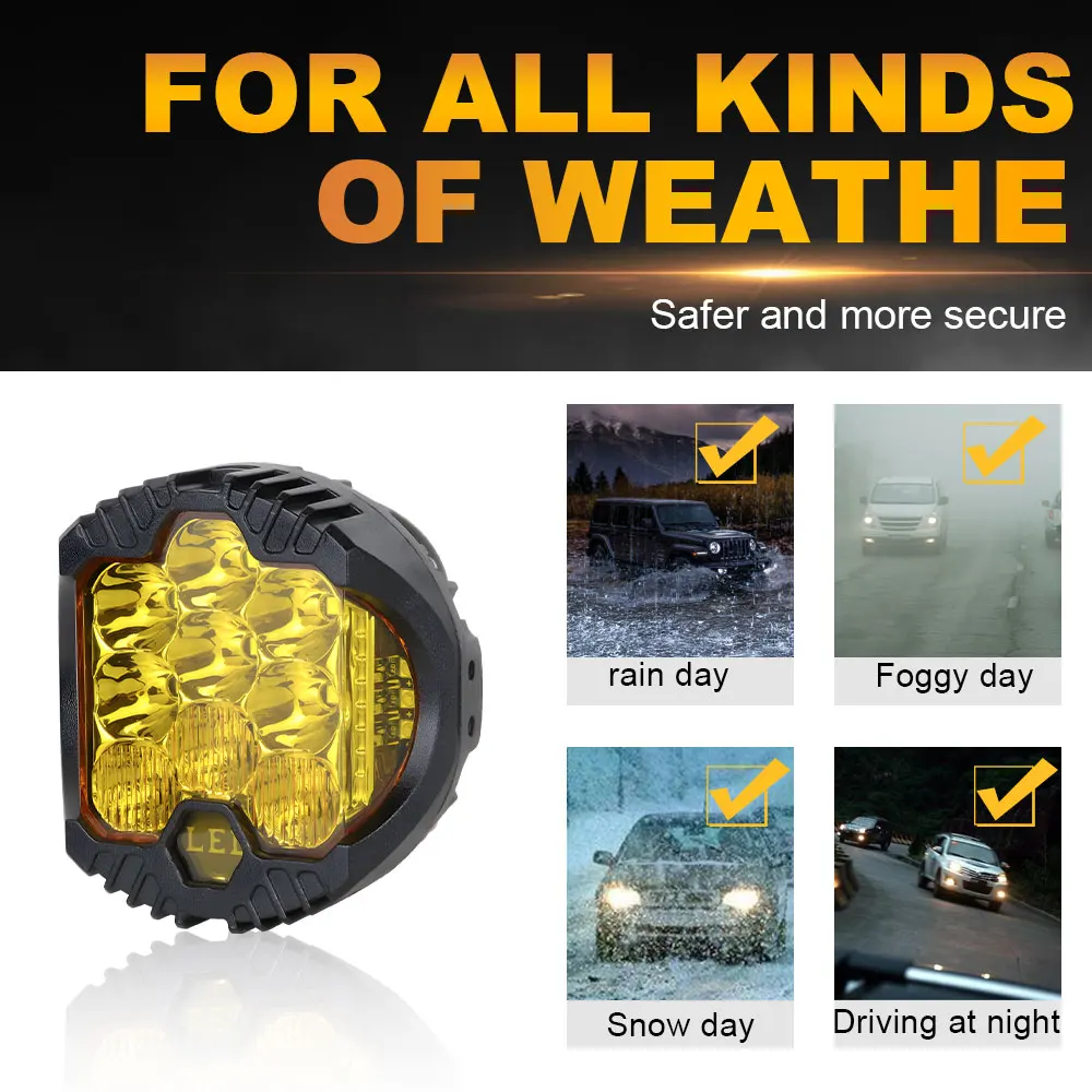 Светодиодный спортивные рабочие лампы 3 'ɵ'' 7 '' автомобильные фары