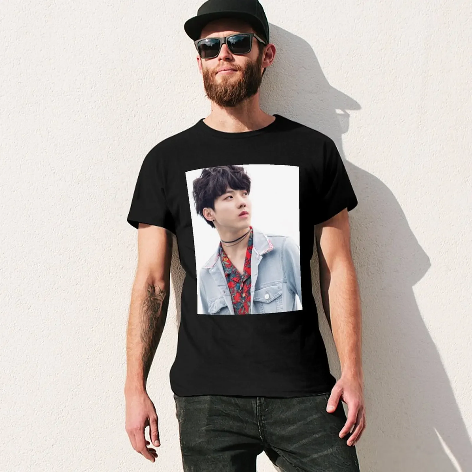 Футболка DOWOON DAY6 топы больших размеров дизайнерские рубашки в тяжелом весе