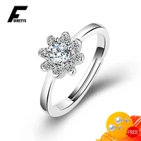 new arrival women ring accessories 925 silver jewelry with zircon gemstone open finger rings for wedding party gifts wholesale