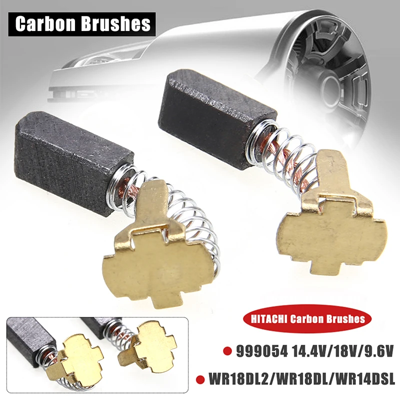 

Углеродные щетки для HITACHI 999054 14,4 В/18 В/9,6 в WR18DL2/WR18DL/WR14DSL, Графитовые Щетки для электромоторов, инструменты, 1 пара