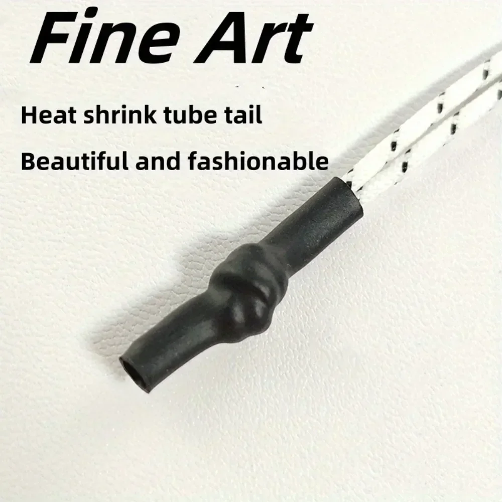 30 шт. термоусадочная трубка шнур на молнии с противоскользящим концом прочный