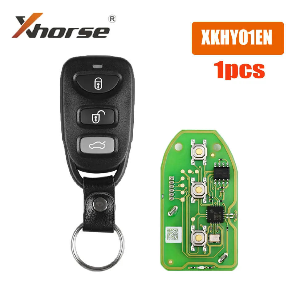 

1PCS Xhorse XKHY01EN Wire Universal Remote Key for Hyundai 3+1 Buttons Car Remote Control Key for Xhorse VVDI Key Tool Car Key