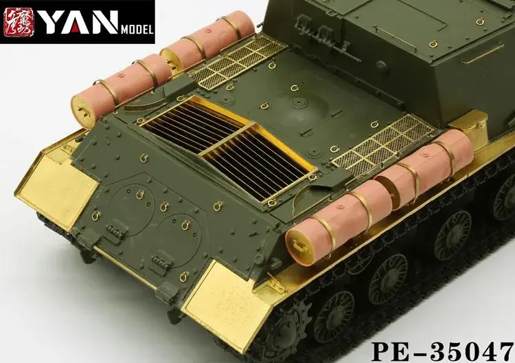 Модель Ян 1/35 русский тяжелый самоходный пистолет JSU-152 для TAMIYA 35303 PE-35047