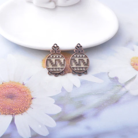 10 шт., серьги-застежки LIPPO, цинковый сплав, винтажный стиль