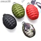 Новинка, держатель для ключей из искусственной кожи, кошельки, унисекс, Овальный чехол для наушников, сумка-Органайзер для ключей, кошелек для ключей от машины